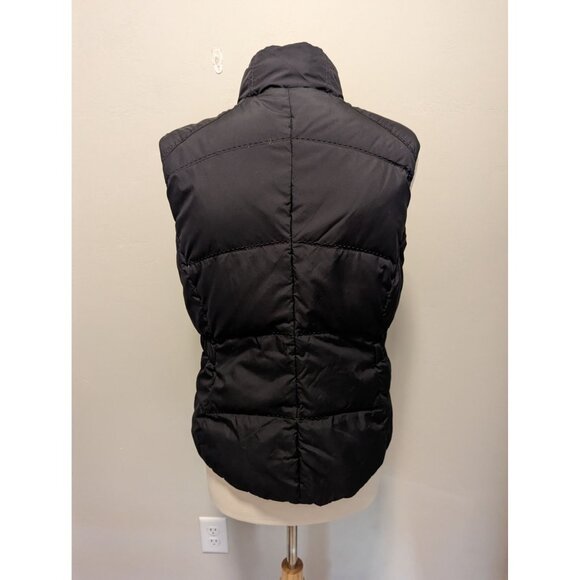 Eddie Bauer Premium Goose Down Quilted Puffer Vest Black Medium - Picture 3 of 5